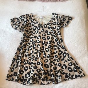 Cheetah Print Shift Dress